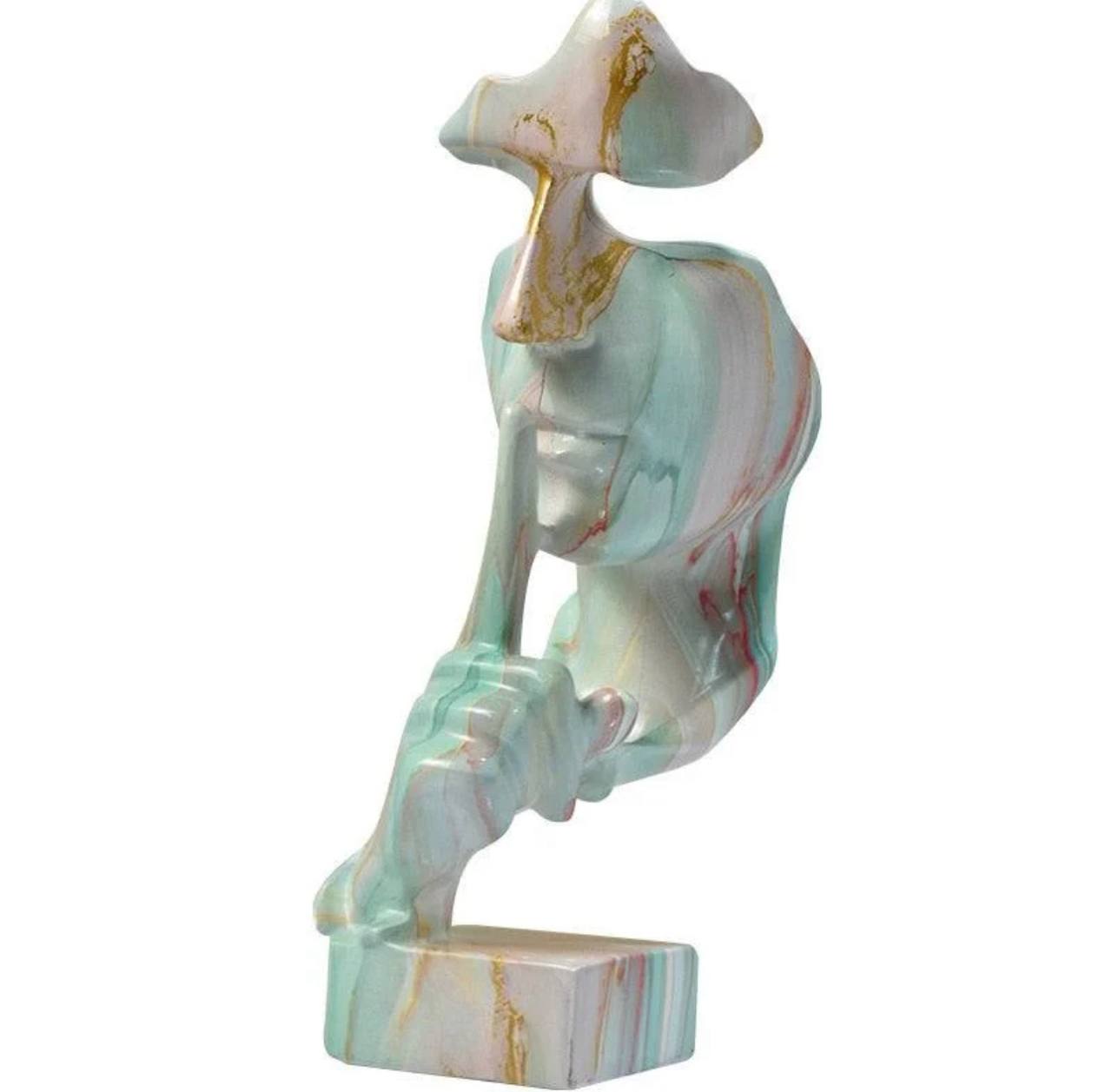 TISSTING THINKER SILENCE STATUE