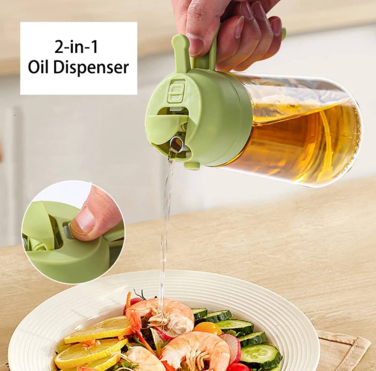 2in1 Oil dispenser .