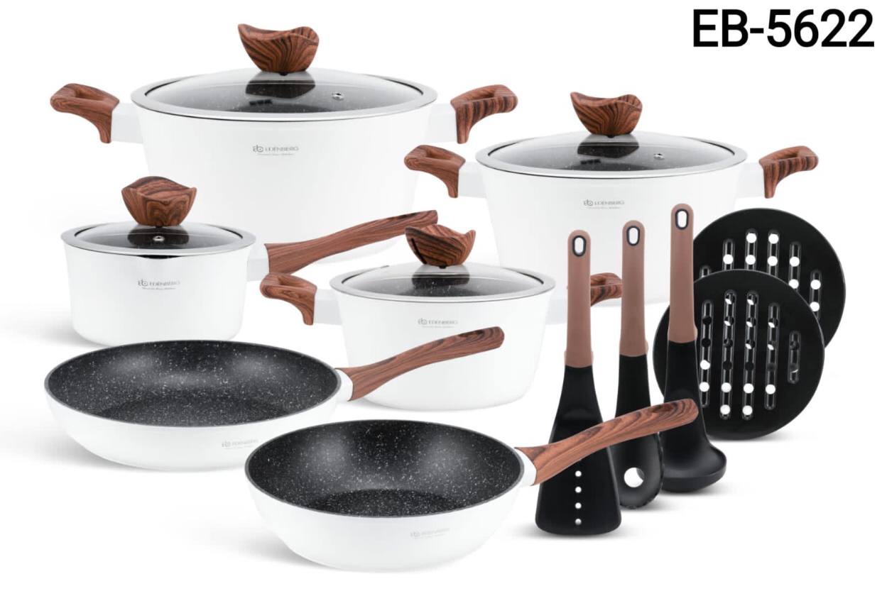 Edenberg 15 PC's Nonstick cooking pots