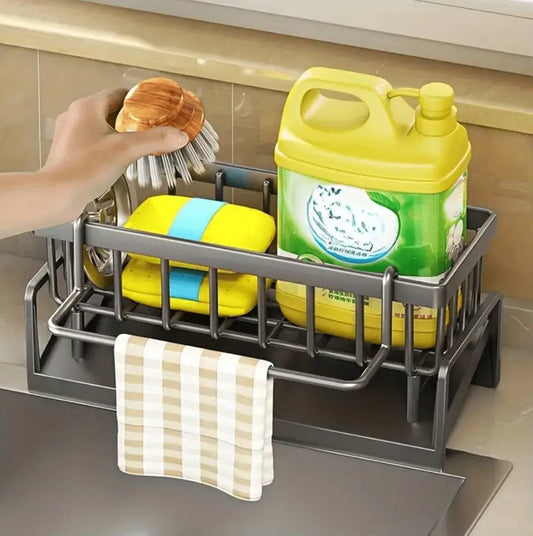 Sink Caddy Multifunctional Sink Sponge Detergent storage Rack