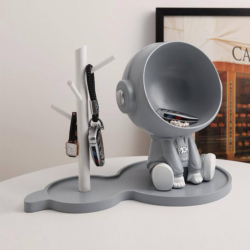 Home Decor Storage Astronaut 
Available in white & grey