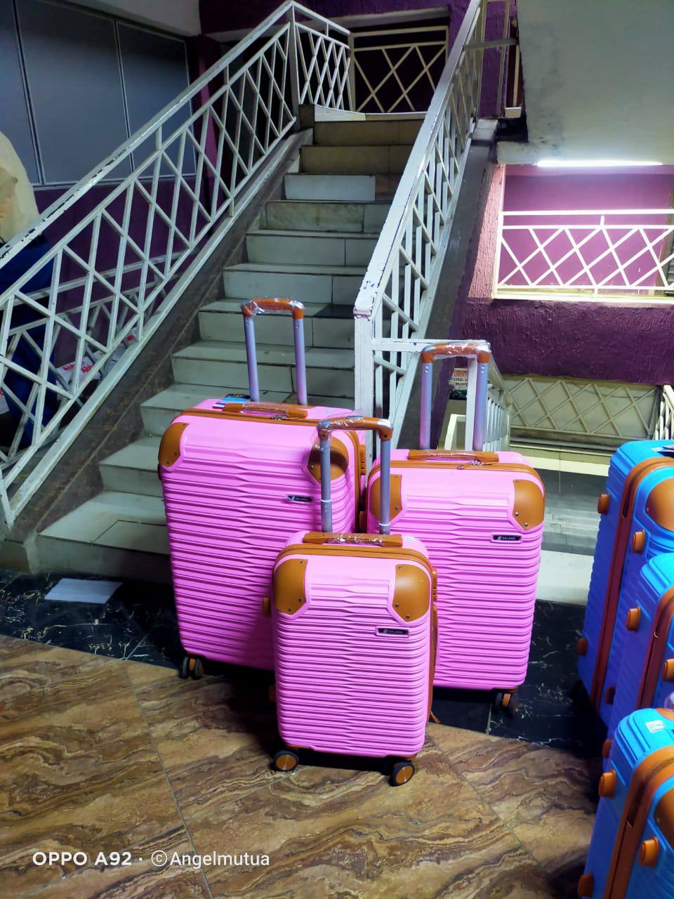 3 in 1 luxurious fiber Suitcase