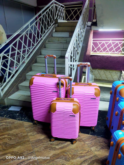 3 in 1 luxurious fiber Suitcase