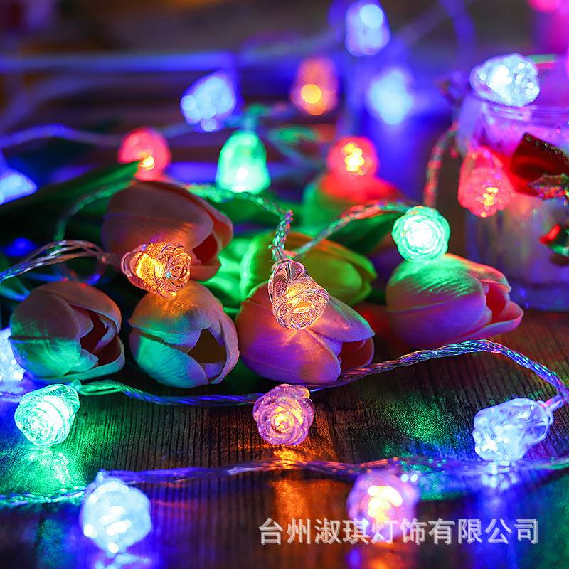 10 METERS Christmas Flower Shapes LED LIGHTS FAIRY WITH REMOTE