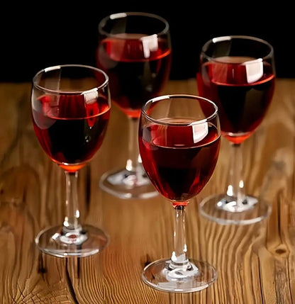 RED CHERRY WINE GLASS
