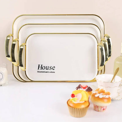 3pcs Nodic luxury serving tray