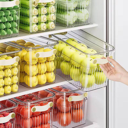 Stackable acrylic fridge containers
