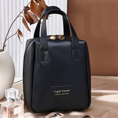 Pu leather multi_function cosmetics bag