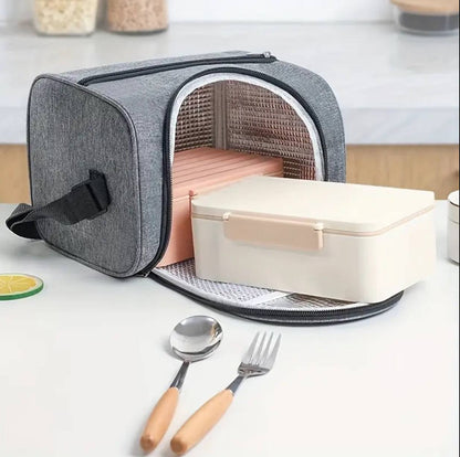 Large capacity square thermal lunch bags(G)