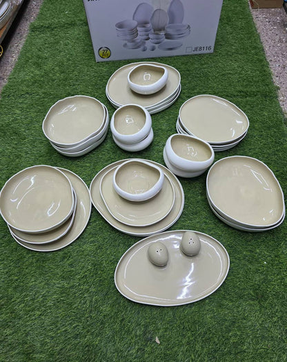 Elegant  European Double Glaze Porcelain Dinner set