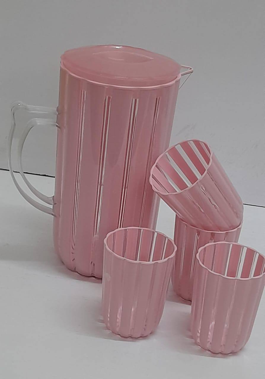 Coloured 4L Melamine water set