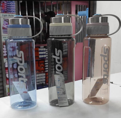 Direct Drinking silver lid Water Bottle,