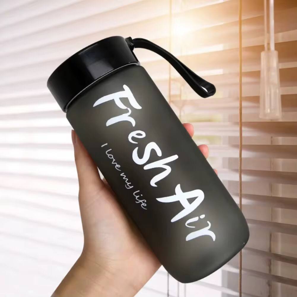 Frosted water bottles