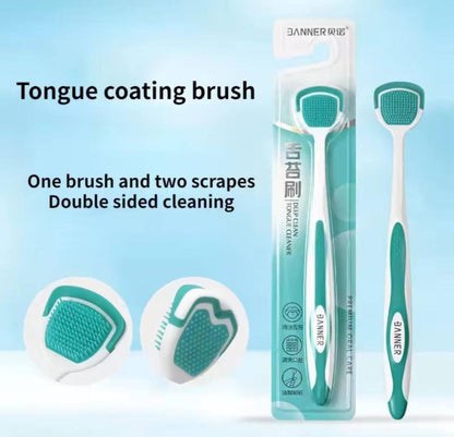 Silicone tongue cleaner
A pair