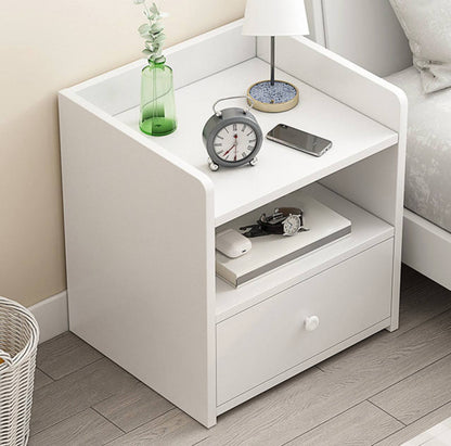 MINI BEDROOM MODERN BEDSIDE STORAGE WITH LOCKER
