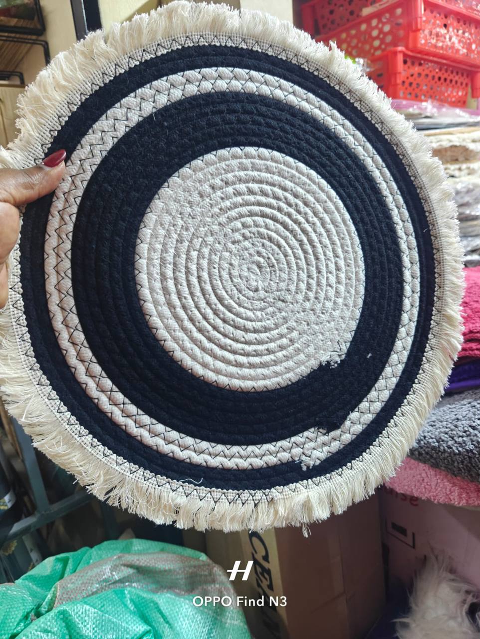 Weaved decor mat 40cm