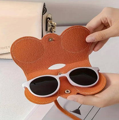 Portable PU Leather Spectacle/ Sunglasses Case