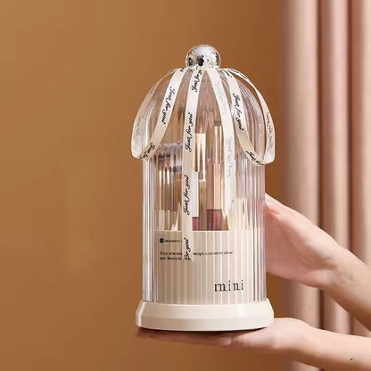 360 Rotating Desktop Makeup Brushes Holder