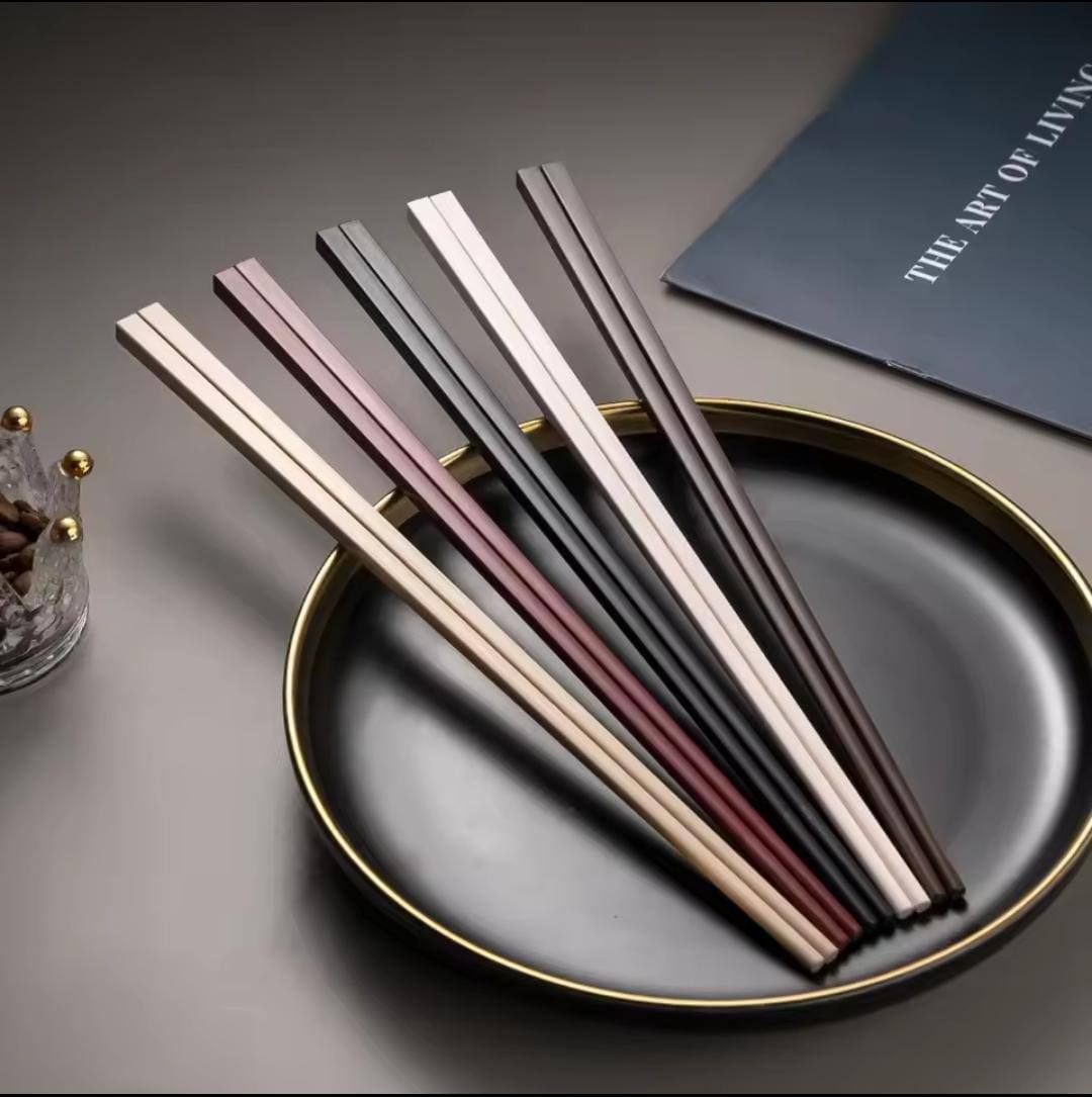 Chopstick Portable Sushi Sticks Reusable Chopsticks Lunch Tableware Dinnerware Kitchen 
6pairs