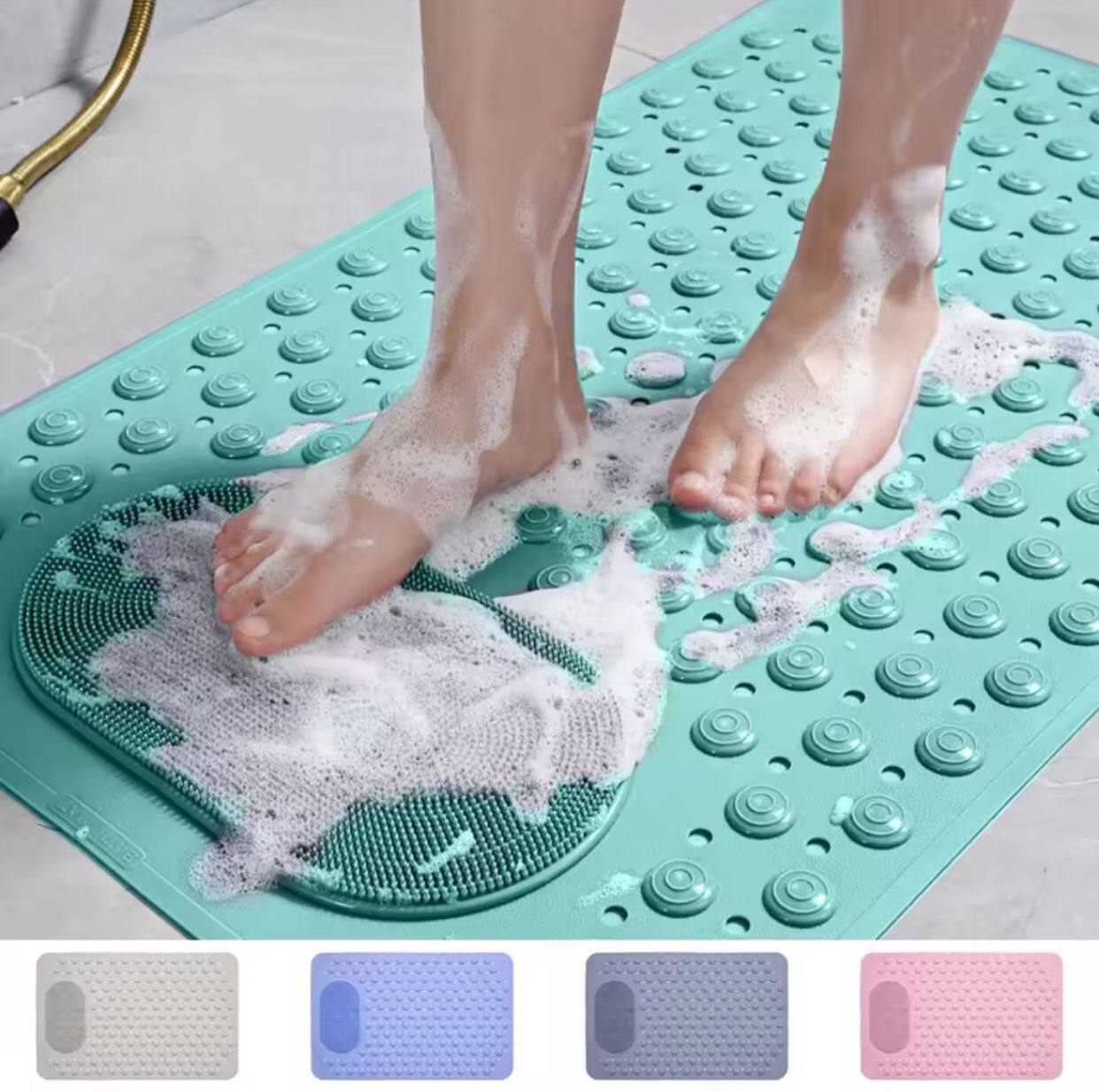 Antislip bathroom mat