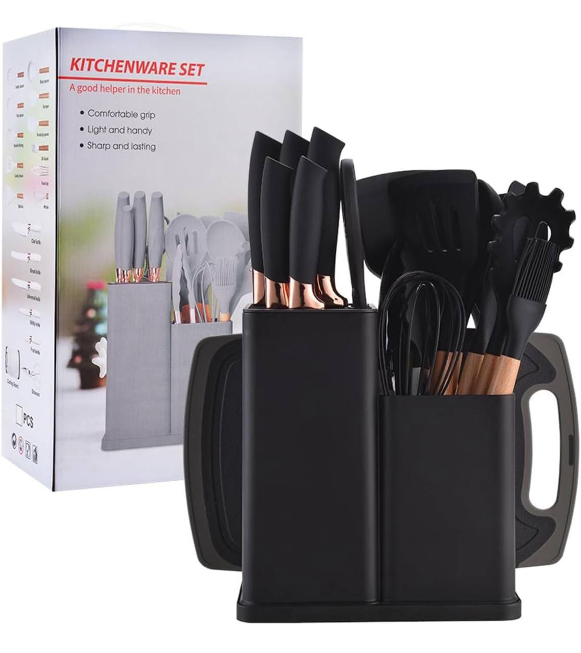 19 in 1Heat resistance silicone spoon set