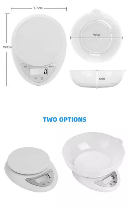 Digital Kitchen weighing Scale with bowl