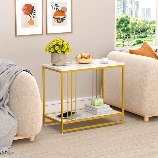 Multiple purposes Side table 
Double layer