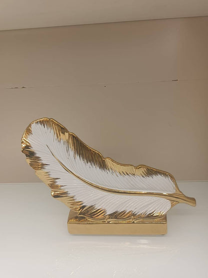 CERAMIC LEAF DECOR