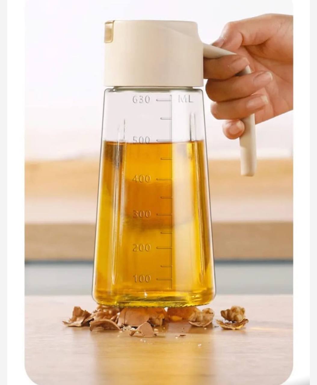 Auto Flip Glass Oil Dispenser