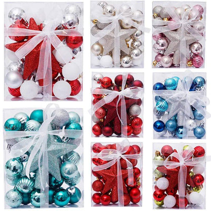 30pcs Xmas ball set and star