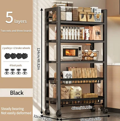 5 layers Multifunctional Metallic rack