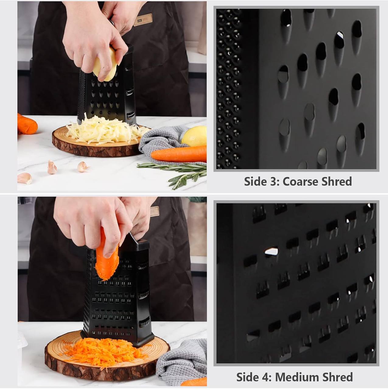 6sided vegetable grater with aluminium handle...*