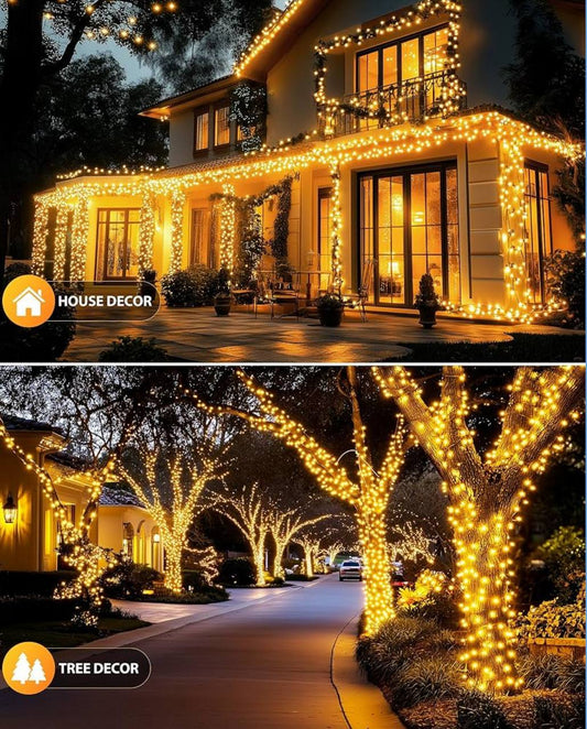 𝐒𝐎𝐋𝐀𝐑 100LED POWERED GARDEN 𝐋𝐄𝐃 𝐋𝐈𝐆𝐇𝐓𝐒