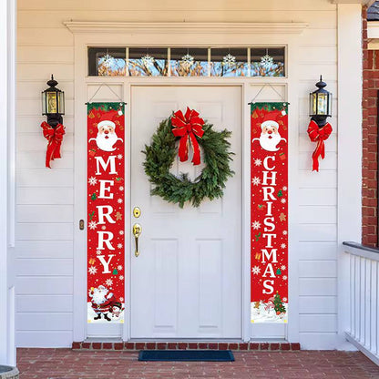 Christmas door banner 2pc set