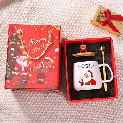 Luxurious Christmas themed Cup set + Gift Box