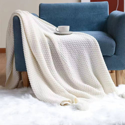 High Quality Knitted Throw Blanket