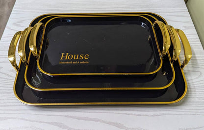 3pcs Nodic luxury serving tray