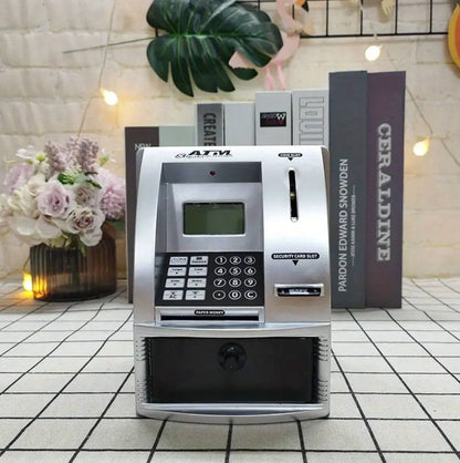 Mini ATM kids saving bank.
