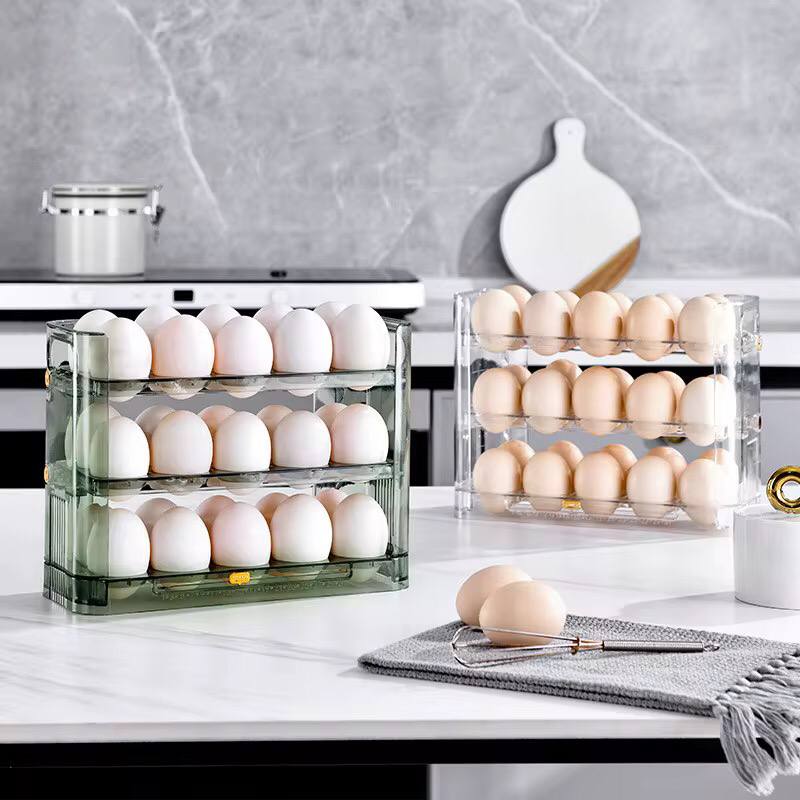 Autoflip Fridge Egg Storage Plastic Box