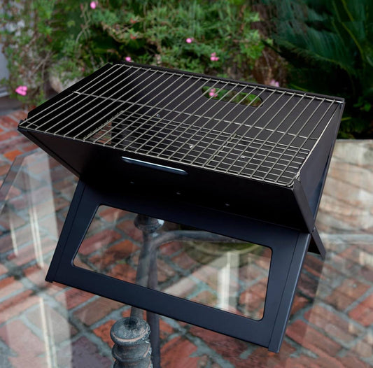 Heavy Portable barbecue CHARCOAL grill X-type