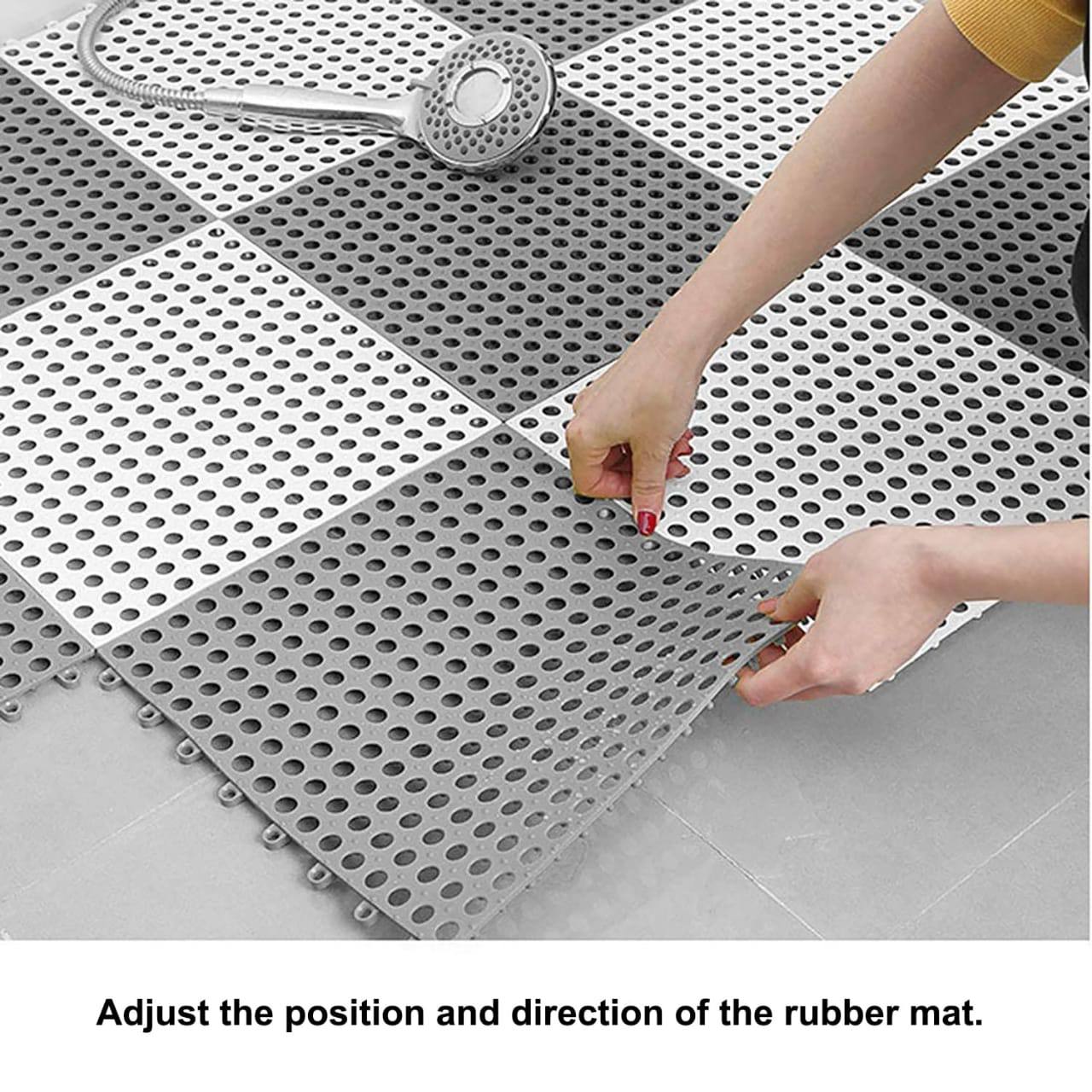 One piece Anti slip bathroom interlocking mats