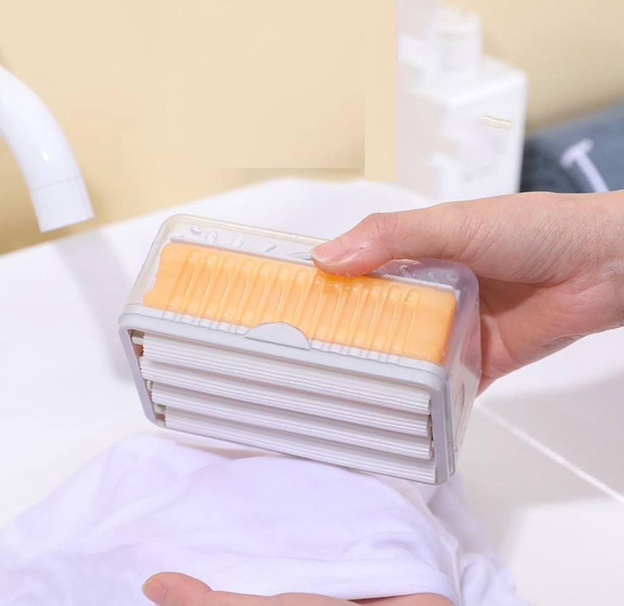 2in1 Spring loaded Soap roller dispenser or soap dish