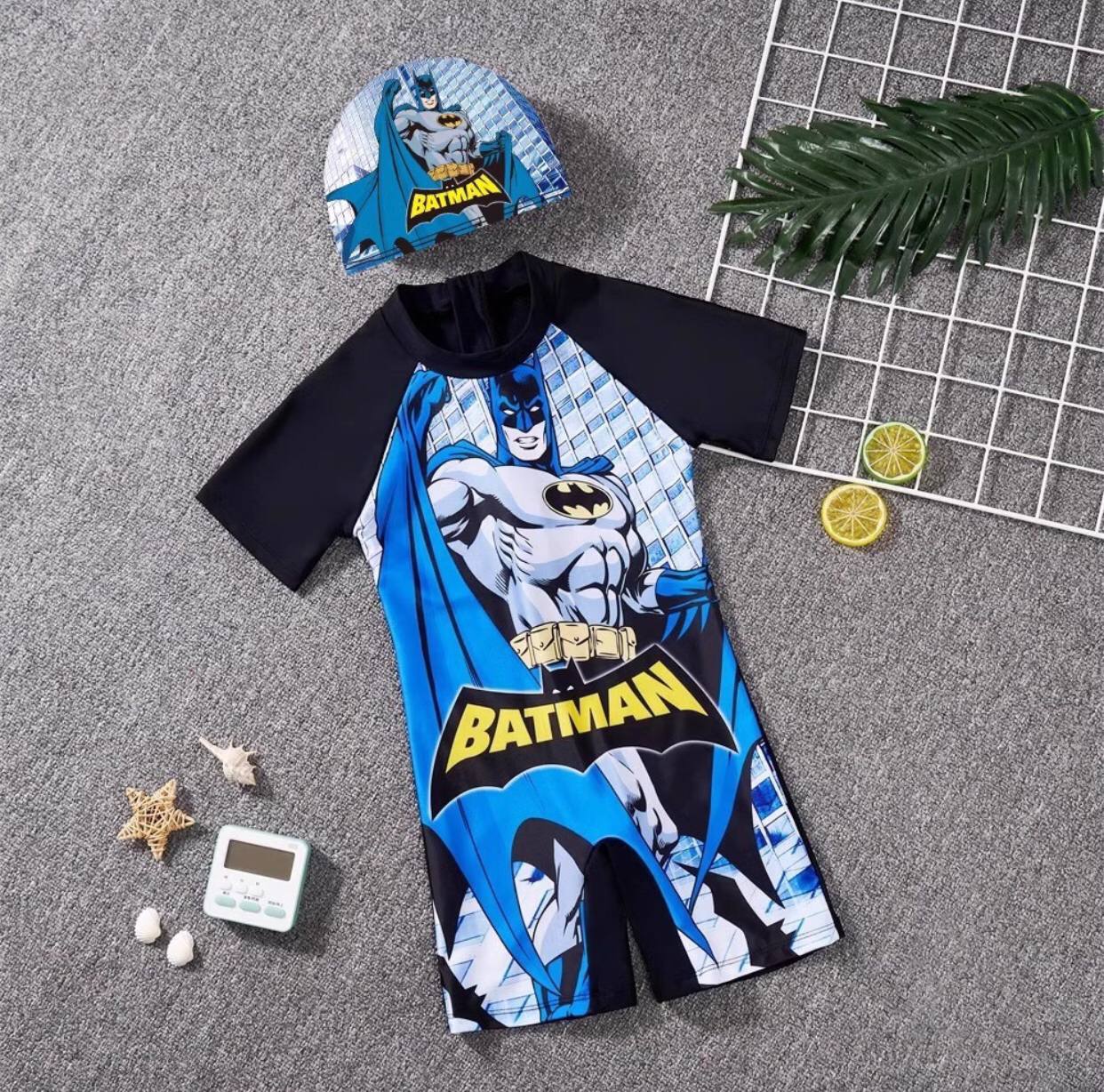Kids cartoon Themed Swimming costumes with Cap