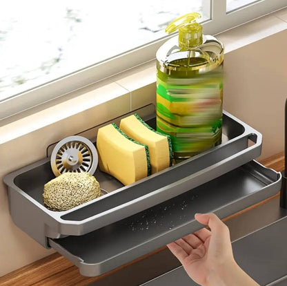 Wall-Mounted Sink Caddy Organizer