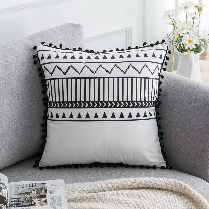 Cotton throw pillow covers