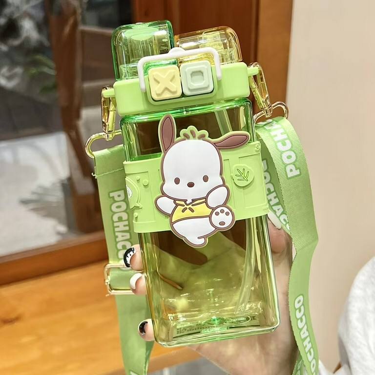 Partitioned Disney Sanrio Melody & Kuromi Double drinking water bottle 520ml