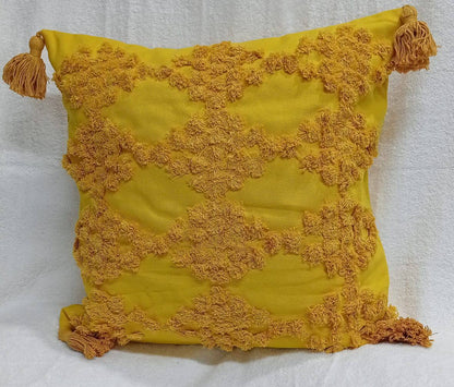 Boho  vintage tufted throw pillow covers