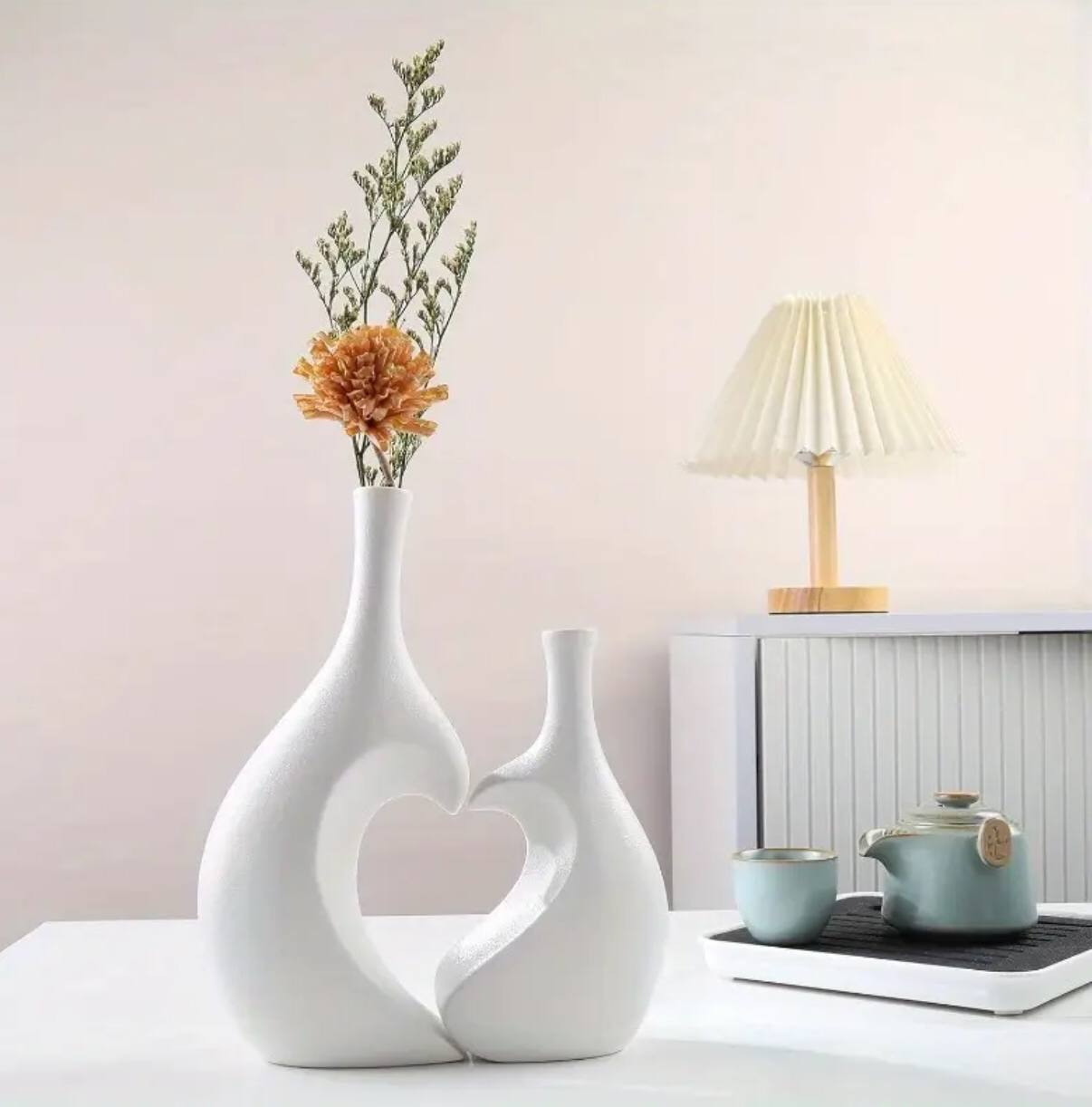 Decorative heart shape vase
