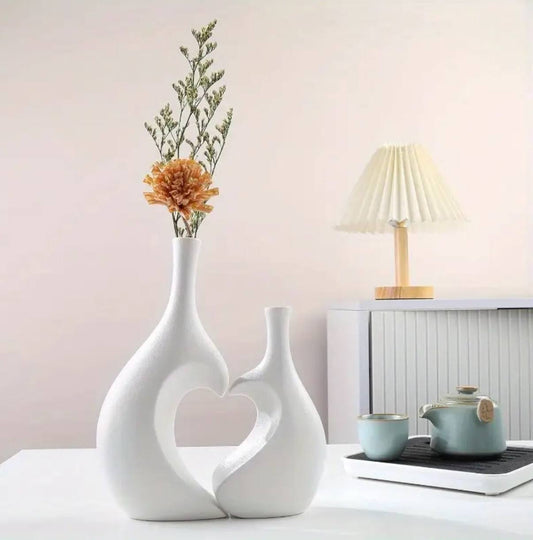 Decorative heart shape vase