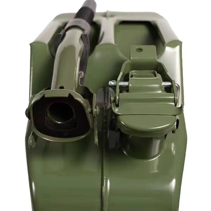 Metallic gasoline cans